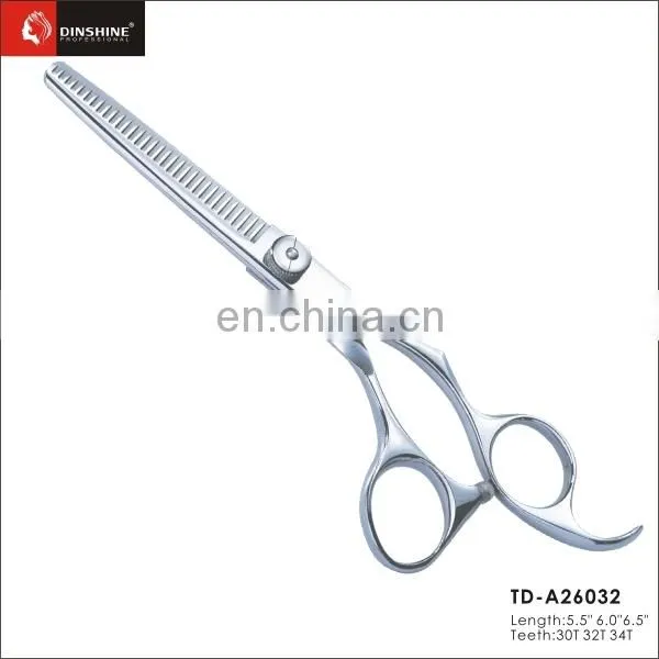 2016 hot sale Hair scissors beautiful titanium barber hair scissors
