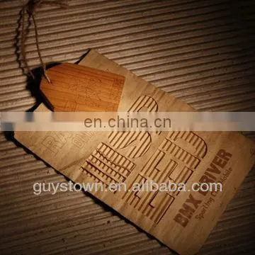 main and auxiliary fashion printed paper hang tag for clothing