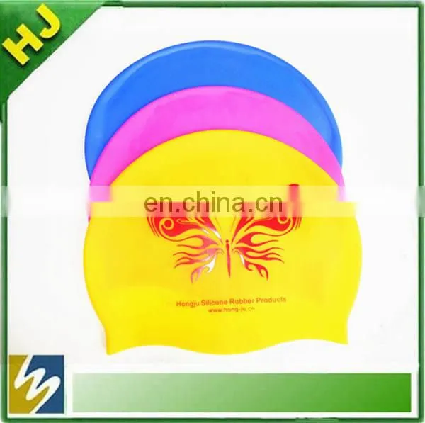 custom printing bulk sale swim cap silicone