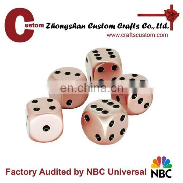 Popular in 2017 metal color custom 20 face dice
