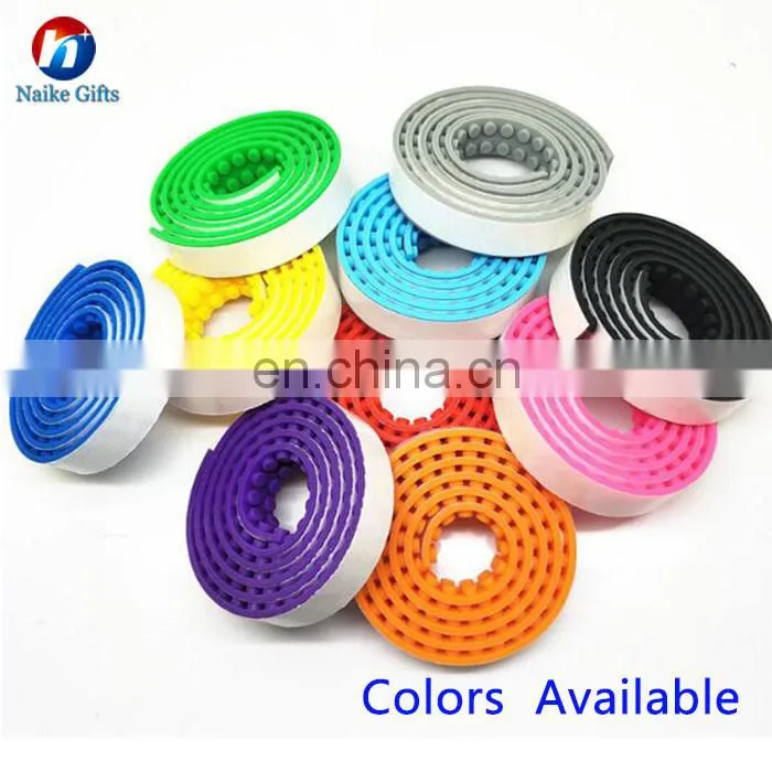 Reusable Adhesive Rolls Building Block Tape Colorful Silicone Building Blocks Tape for kids
