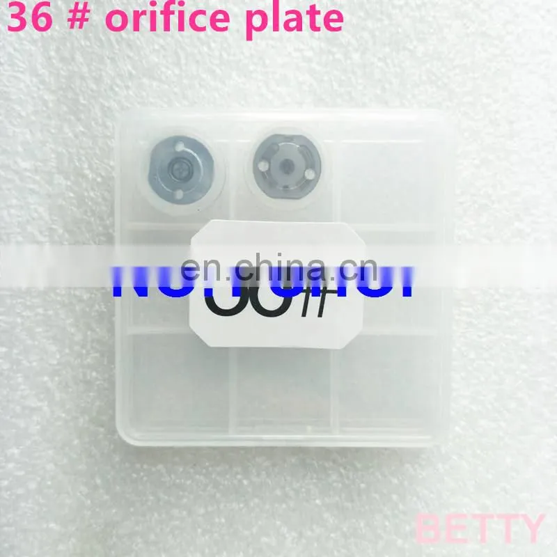 New and good quality injector valve orifice plate 36# for 095000-6791 095000-5550 made in china