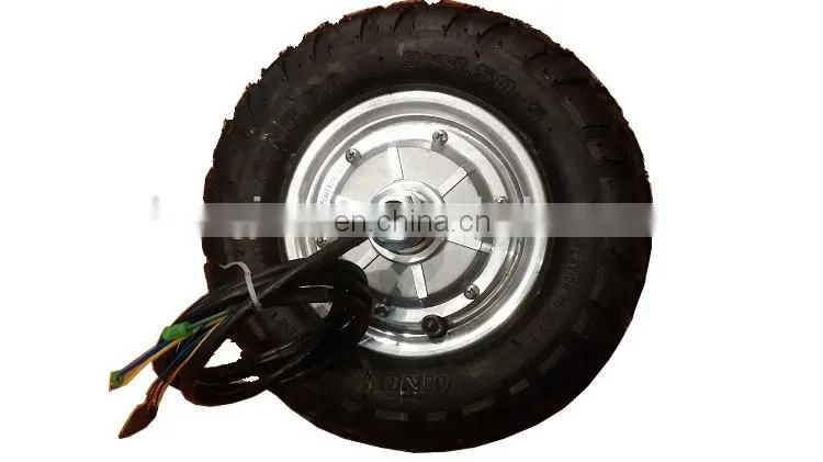 high quality 9" single shaft dual shaft electric scooter motors e-scooters wheel hub