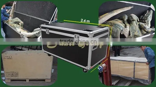 Lisaurus-C-High Quality Most Realistic Factory Price Fiberglass Silicon Dinosaur for Theme Park on Sale