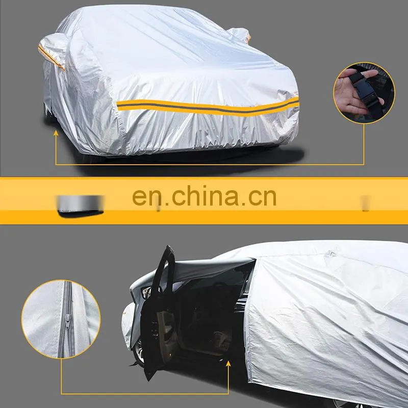 Custom Auto Accessories OEM Waterproof Polyester 170T Car Dust Cover