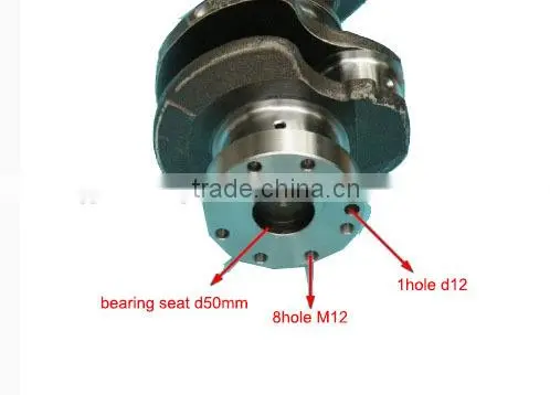 High quality 6CT forged crankshaft