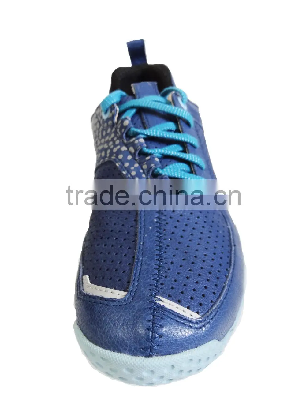 Good Quality Flexible Goat Skin Leather Running Shoes