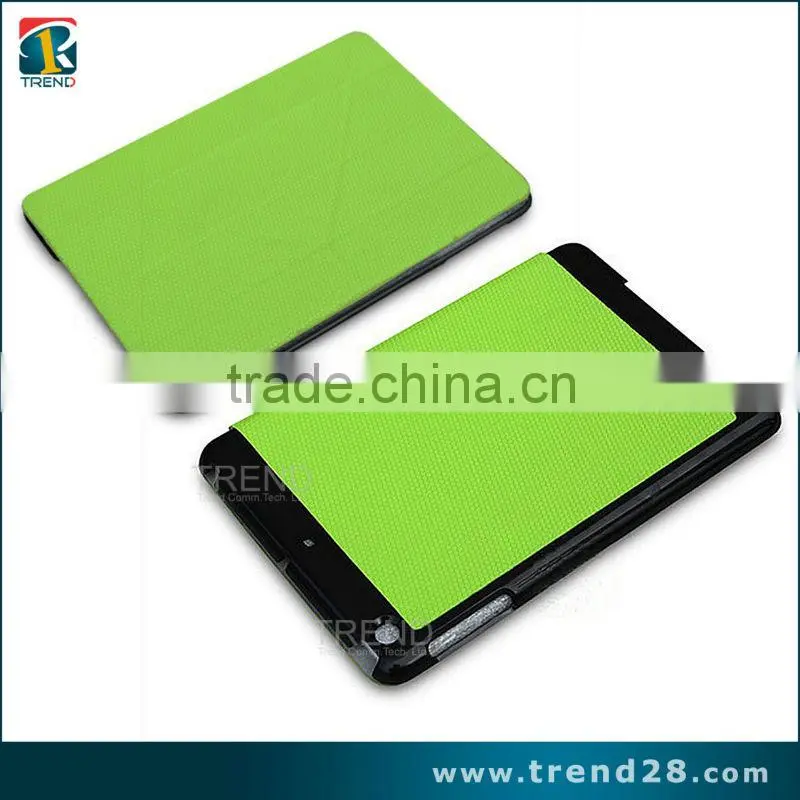 portable folding leather flip case for ipad mini tablet