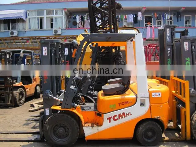 Japan TCM 3ton forklift . TCM FD30 diesel forklift in Shanghai