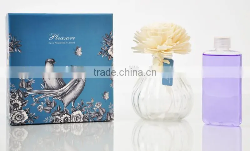 100ml Home fragrance Aroma Sola flower Diffuser with glass bottle SA-0022