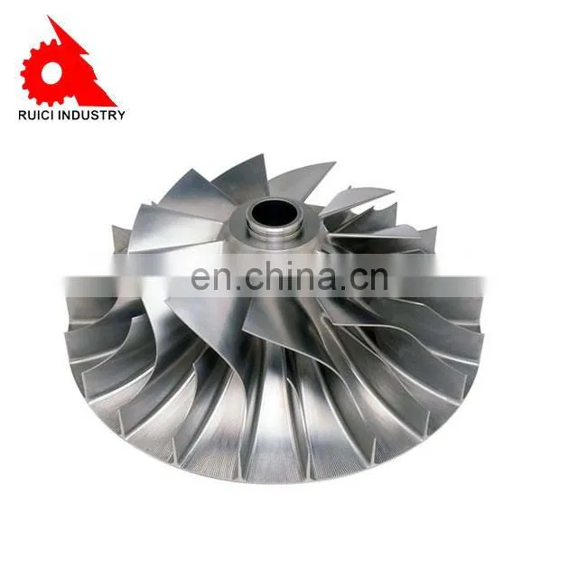 Custom precision investment casting stainless steel small steam turbine fan cast water pump impeller