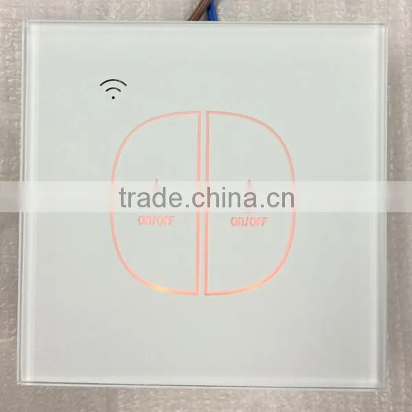 Smart Home Device, Home Automation system, tempered glass Live and Neutral wiring WiFi light switch