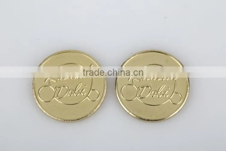 The Most Popular Fast Delivery blank silver color brass token