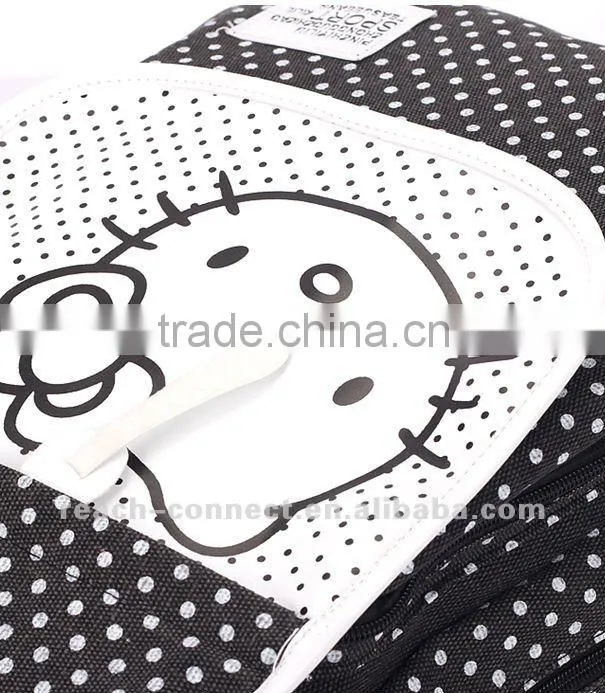 cute multifunctional nylon shoulders backpack for girls
