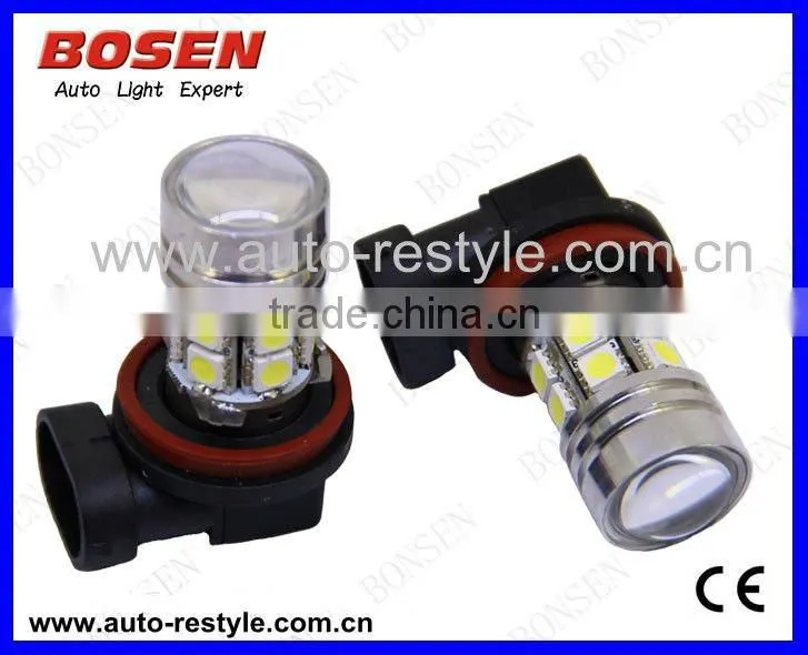 7w auto led fog light car bulbs H7,H4 H8 H11 9005,9006 cree Q5 12smd