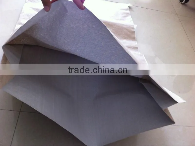 10kg 25kg 50kg square bottom cement packing bag kraft paper bag