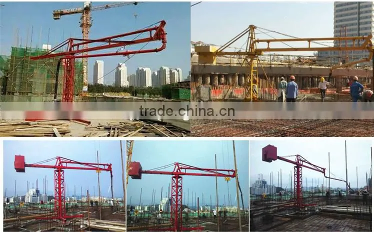 Concrete Placing Boom Floor Climbing Type Elevator Well Shaft Climbing Type / Spider concrete placing boom