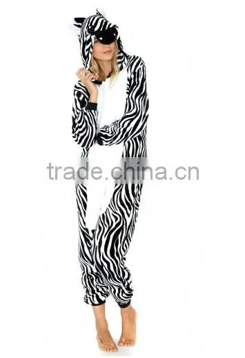 fancy zebra stripe nightclothes for family suit