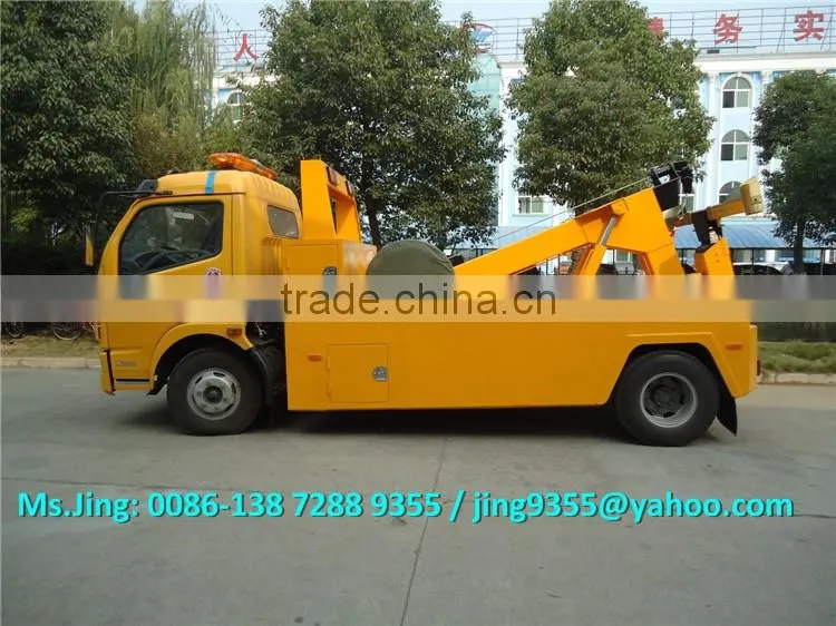 Famous Dongfeng 5 ton rotator tow truck,small wrecker tow truck on sale in Kyrgyzstan