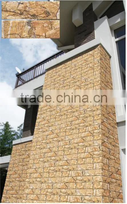 3D inkjet exterior wall decorative tile/villa decoration
