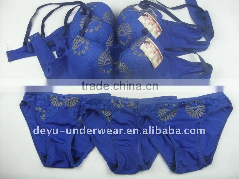 0.9USD Factory Provide Cheappest Available Sexy Bra And Panty New Design (kctz005)