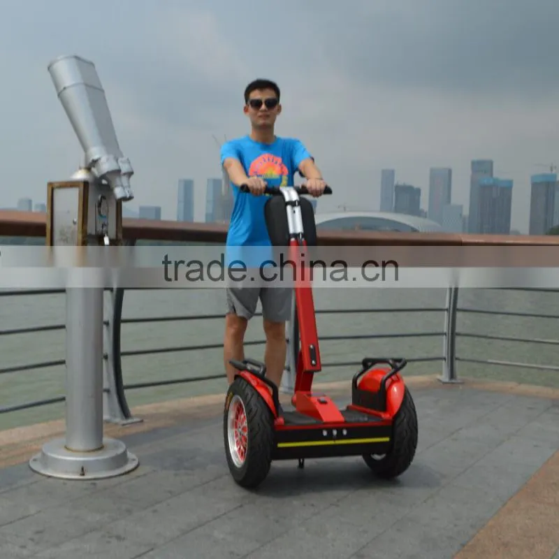 Green power high-class Cross-country vehicle 2 wheel self-balancing electric scooter foldable