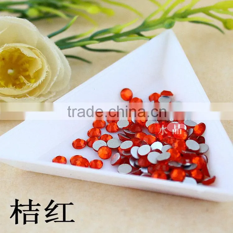 Wholesale Decorative Flat Back Round shape Crystal DMC Rhinestones ss8