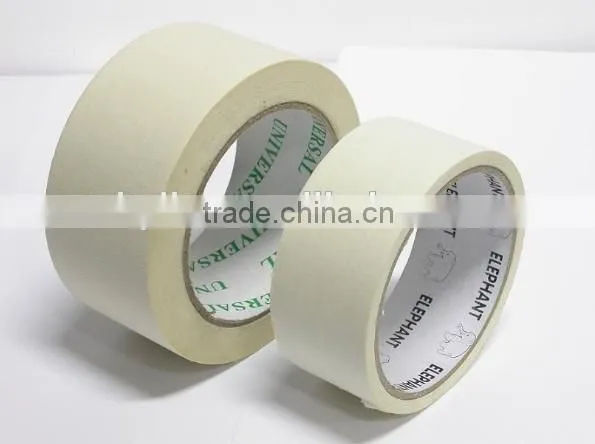 single sided cloth masking tape , heat resistant crepe paper MASKING TAPE