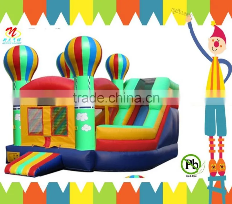 Holiday inflatable combo bouncer house for kids