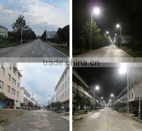 ce rohs approved CCT 5000-5500K led street light fixture with 8-10 meters light pole