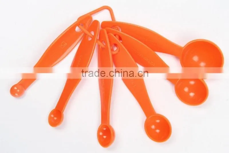 PROMOTIONAL 5PCS 6PCS PLSTIC MEASURE SPOON SET