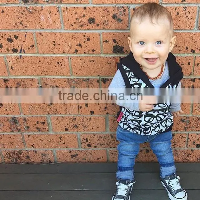 Male And Female Children Autumn & Winter New Arrival Kids Waistcoat Vest Baby Thick Keep Warm Hooded Vest Coat With 4 Colors