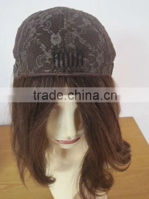 Injection silky top hair jewish wig