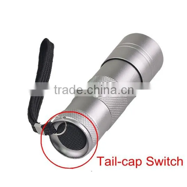 Hot sellers Aluminum 390~395nm pets UV Blacklight Flashlight