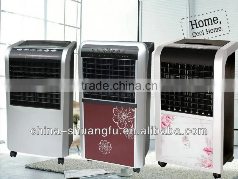 Electric portable evaporative room water cooling fans