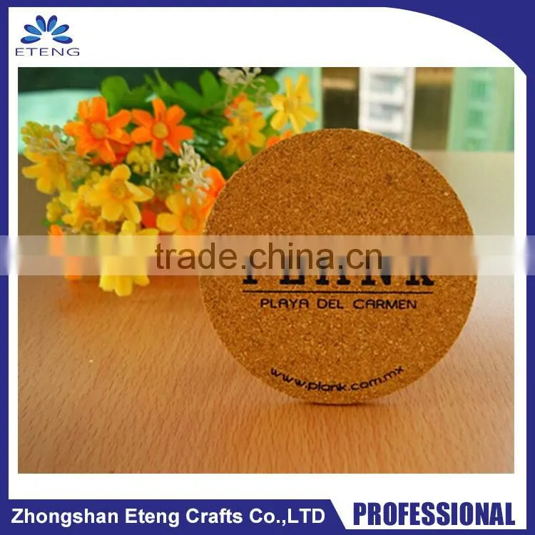 Factory direct sale custom printed wooden drink coasters