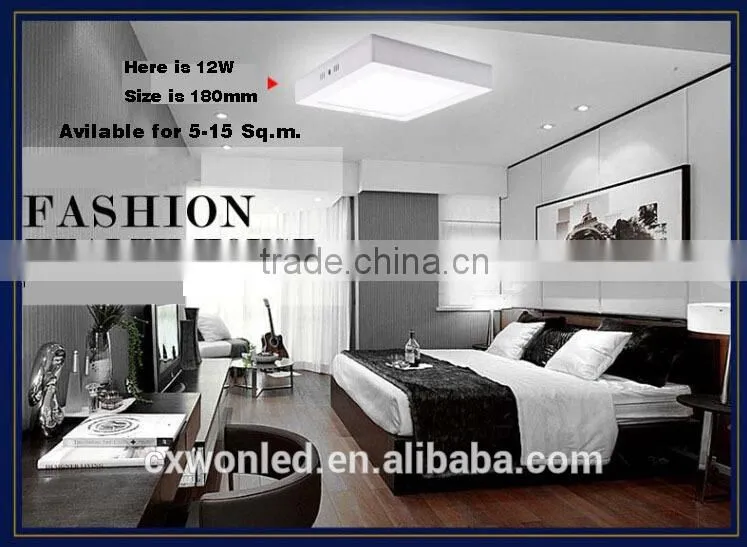85-265V surface mounted 9w panel LED ceiling light with CE and ROHS