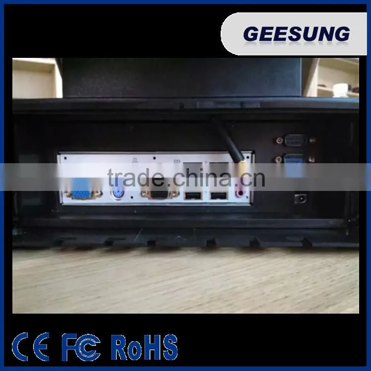 POS system dual screen 17 inch with 15 inch customer disply /monitor