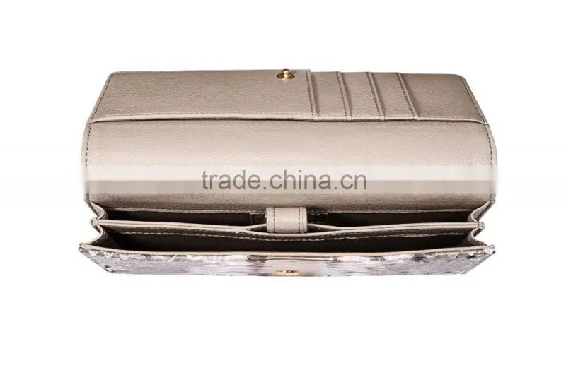 Original ICARER Real Python Leather Wallet Bag Clutch MT-5509