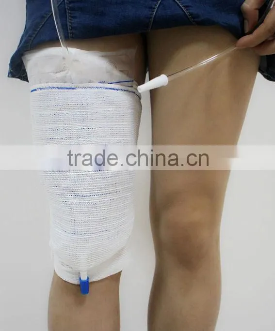 Alibaba Medical washable &reusable urine bag for leg