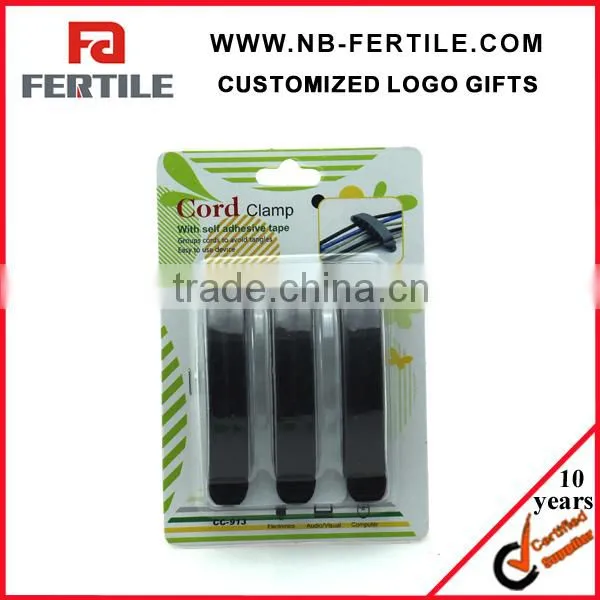Promotional Plastic New Design Earphone Cord Clips