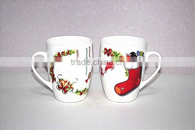 Professionally customize decal and printing ceramic shoe shaped mug