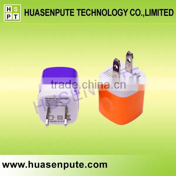 2015 New Arrival Stylish 5v 2.1A Micro USB Charger, Single USB Charger
