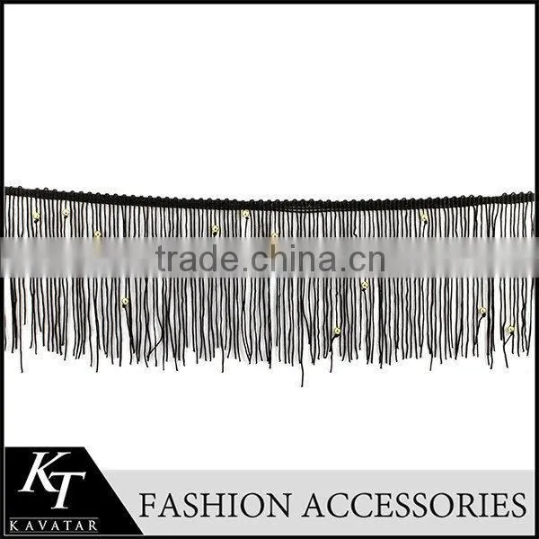 2015 New products Custom fashion long tassel and fringe