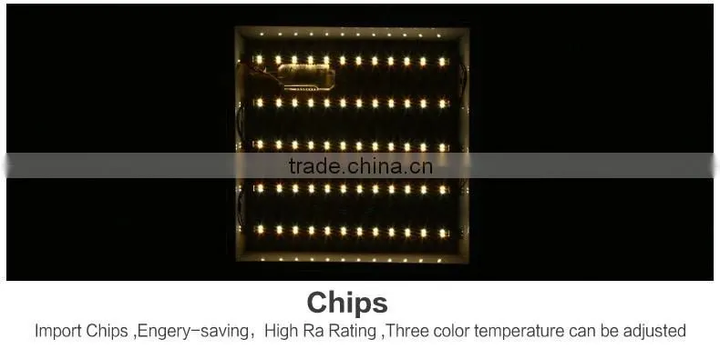 2016 new design led kitchen ceiling lights 520X520mm 30X2W