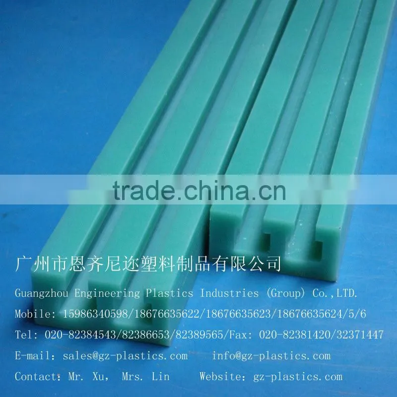 wear resistance anti-aging mc nylon liner guide rail plastic strip for curtain