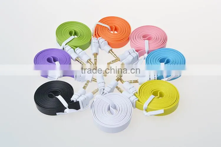 Premium Gold 3.5mm Retractable Aux Jack Audio Cable