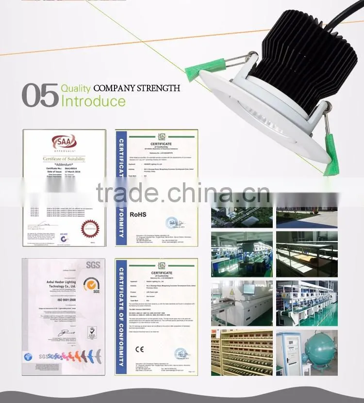Recessed 11W 13W LED Dimmable Downlight Downlight LED Dimmable LED Down Light