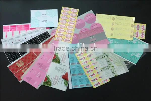 Custom Die Cut colorful vinyl UV stickers in china