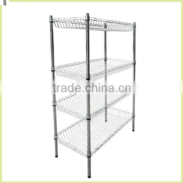 2014 metal mesh wire shelf shelves shelving